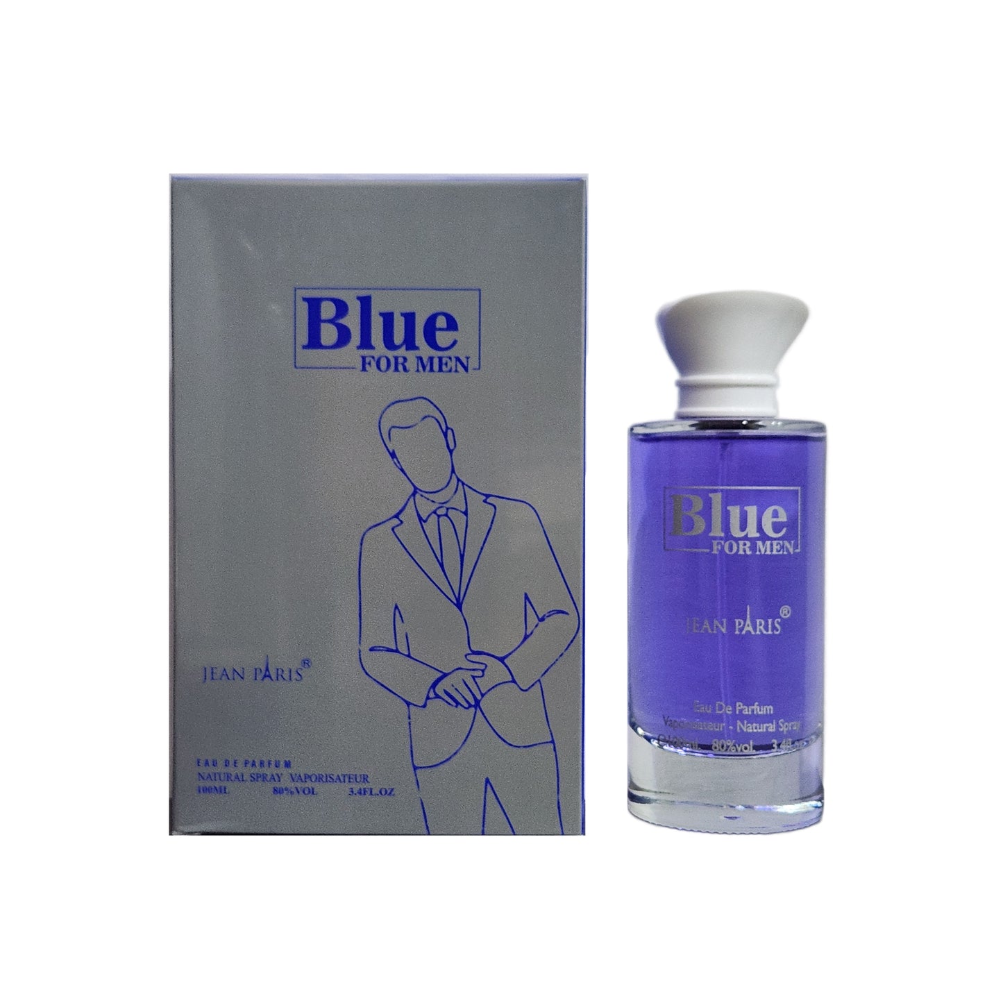 Blue for Men by Jean Paris Perfumes - 100ML Eau De Parfum