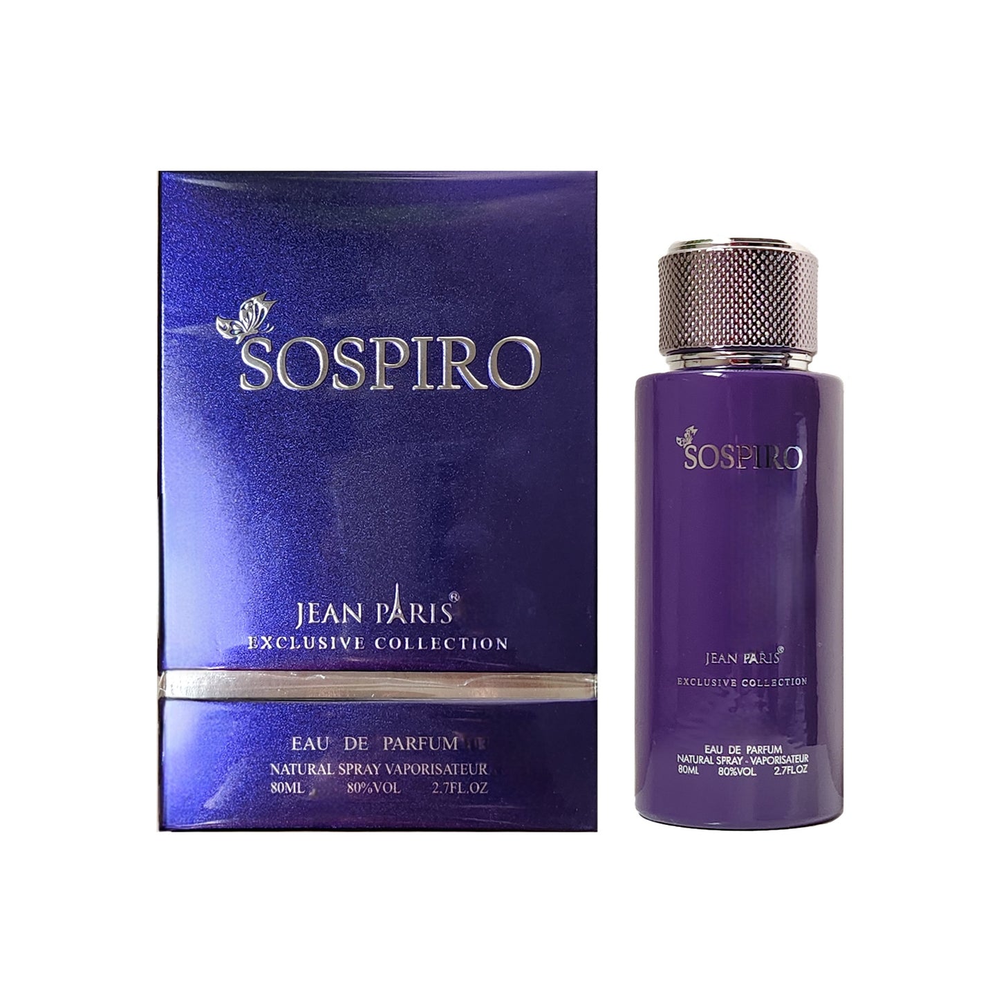 Jean Paris Sospiro for Unisex, 80ML Eau De Parfum, Exclusive Collection