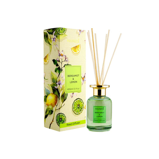 bergamot and lemon reed diffuser from hamidi