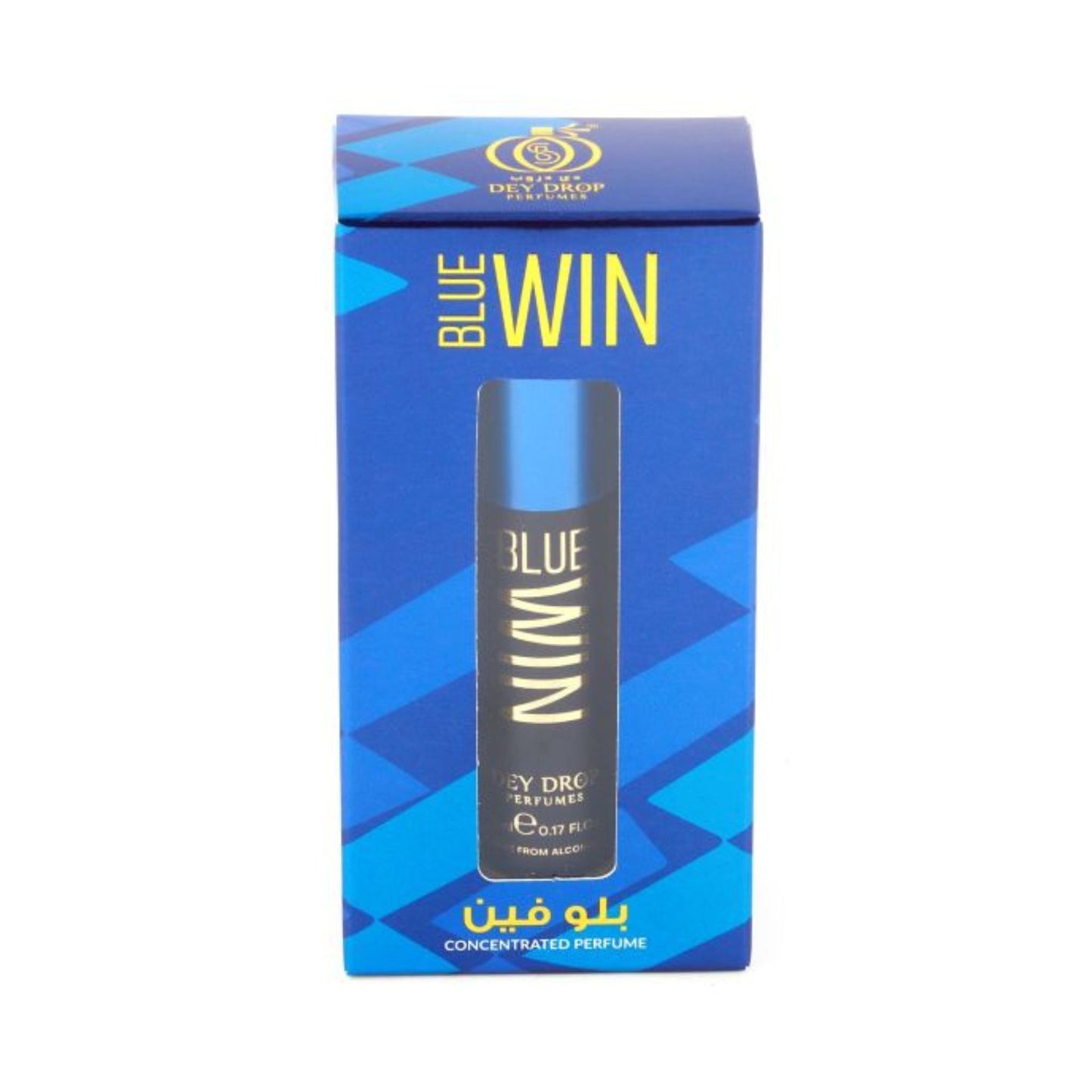 Blue Win, 5ML Rollerball Eau De Parfum for Men