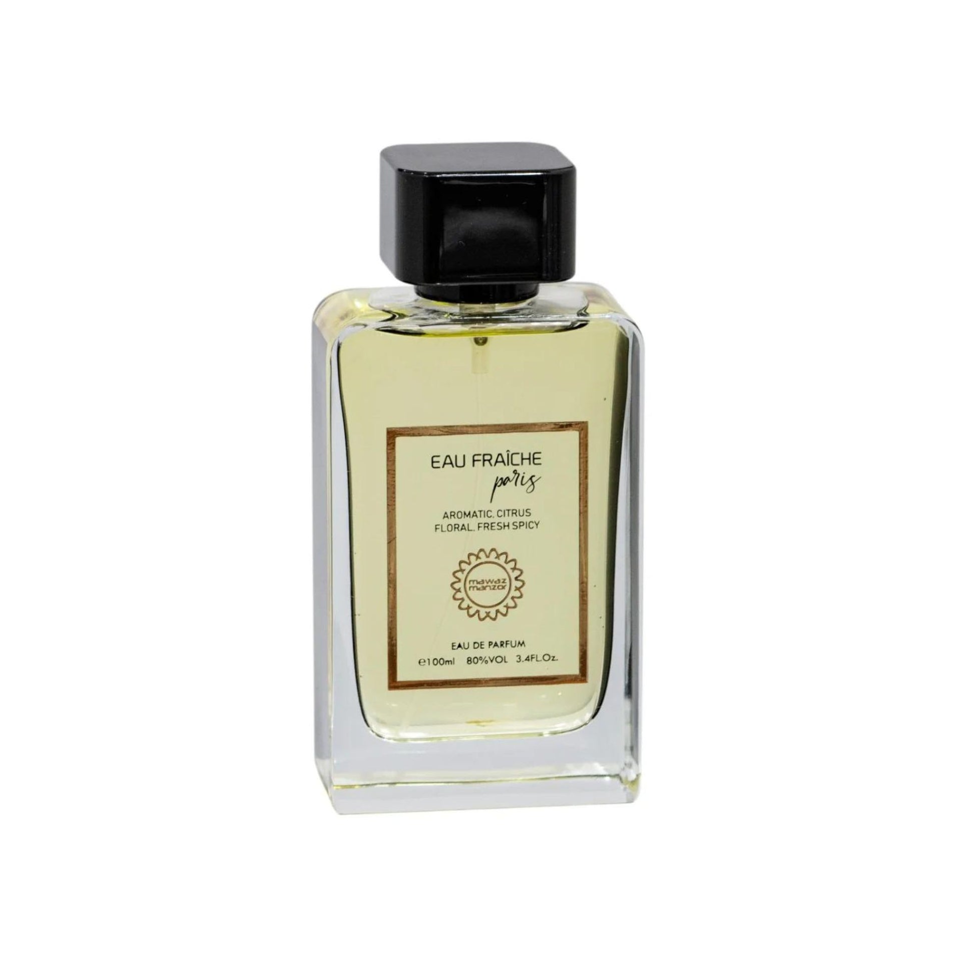 Eau Fraiche Paris for Unisex by Mawaz Manor, 65ML Eau De Parfum