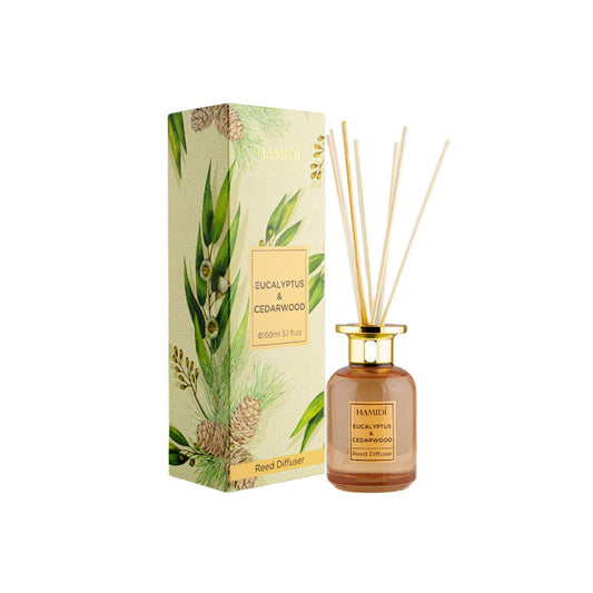 eucalyptus and cedarwood reed diffuser from hamidi