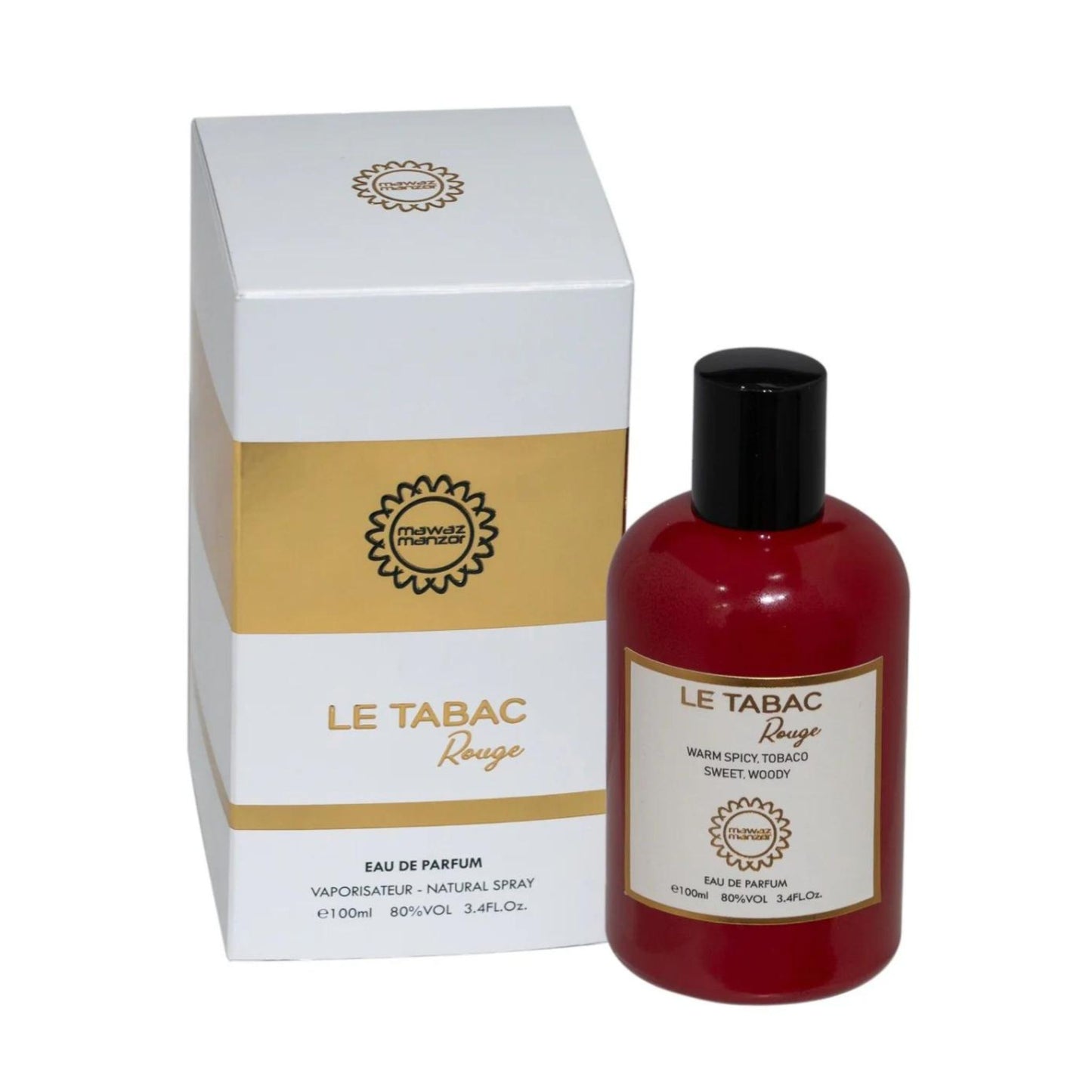 Le Tabac Rouge for Men by Mawaz Manor, 100ML Eau De Parfum