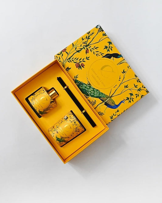 Arabian Musk & Royal Sandalwood - Reed Diffuser and Candle Set