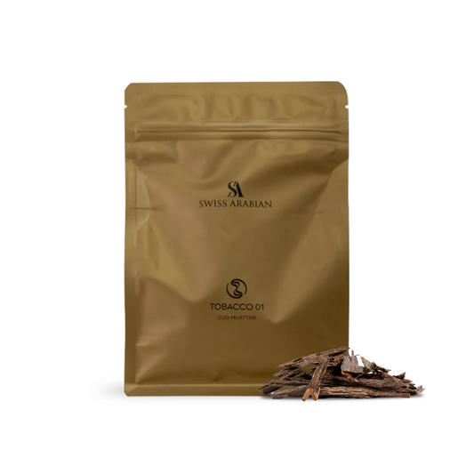 Swiss Arabian Tobacco 01  Oud Muattar for Unisex, 220G Bakhoor Chips for Unisex